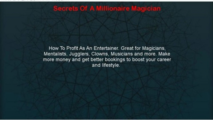 Secrets Of A Millionaire Magician