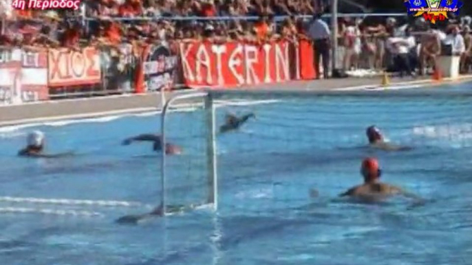 Κύπελλο Ελλάδας Water Polo, Final 4, Πανιώνιος - Ολυμπιακός, Περίοδος 4