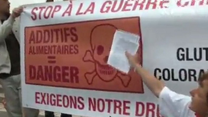 Corinne Gouget, Manifestation les additifs alimentaires toxiques