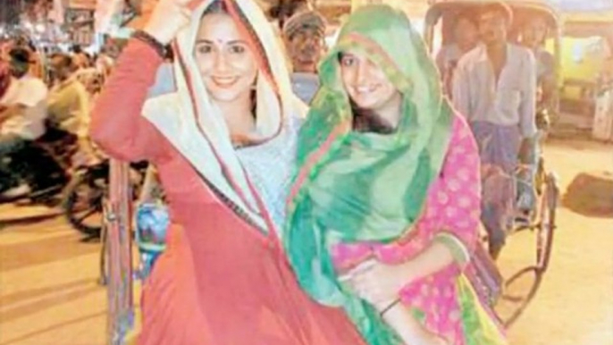 Disguised Vidya Balan Travels In Benaras - Bollywood Babes