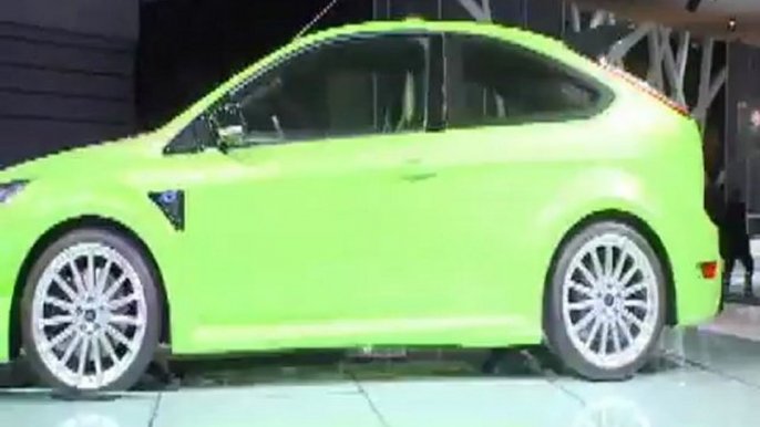 Ford Focus RS London Motor Show video (2008)