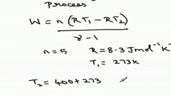 (Kinetic Theory of Gases and Thermodynamics)  - Internal energy of the gas"