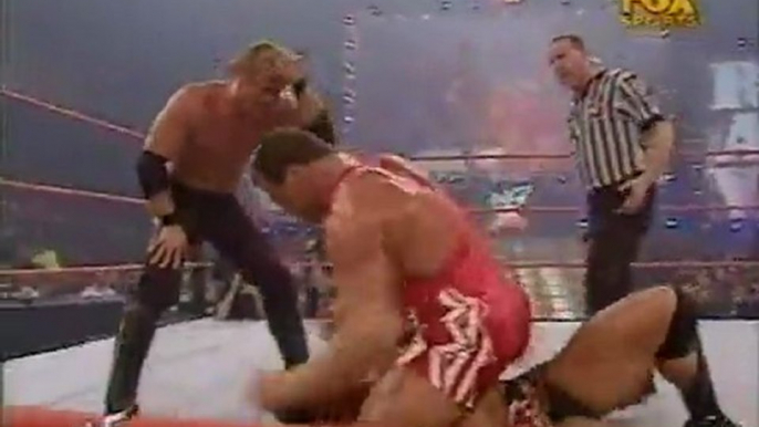 BMOTD - Chris Jericho vs The Rock vs Kurt Angle - Undisputed Championship - Raw 24.12.2001