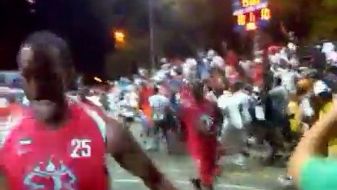 Kevin Durant at Rucker Park drops 66 points !! CROWD goes BANANAS