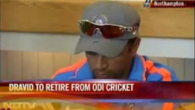 Rahul Dravid announces retirement from ODI and T20