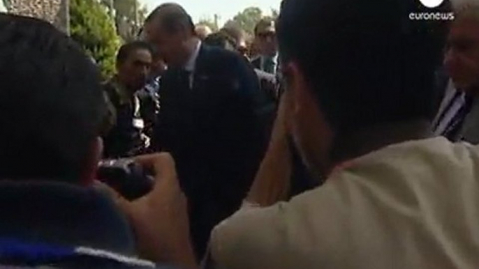 Recep Tayyip Erdogan est en visite en Libye