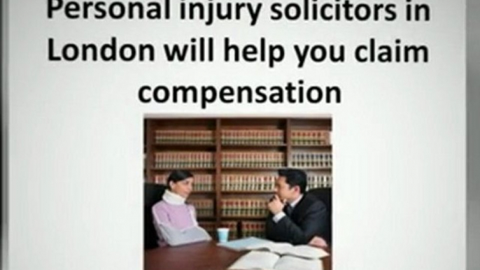 Personal Injury Solicitors London