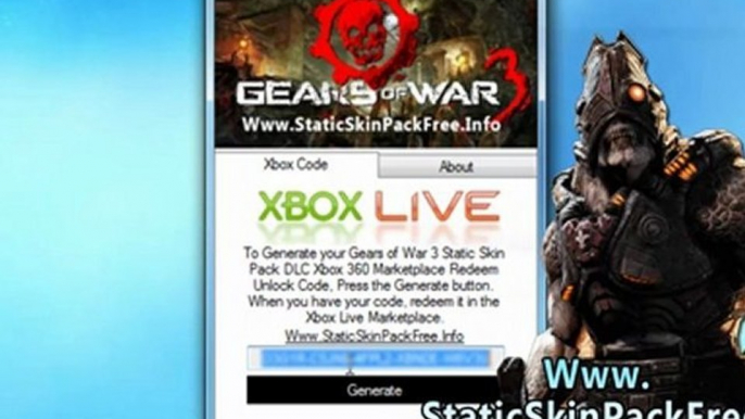 Download Gears of War 3 Static  Weapon Skins Pack Pack Free on Xbox 360!