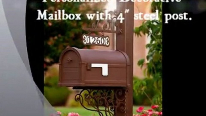 Personalized Decorative Mailboxes - Alabama Metal Art