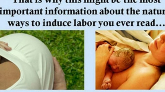 natural way to induce labor - induce labour naturally - acupressure to induce labor