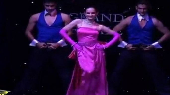 Hot Babe Dances In Pink Dress IIJW FASHION SHOW GRAND FINALE DAY   12