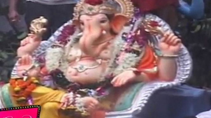 Ranbir Kapoor At RK Studio Ganesh Visarjan