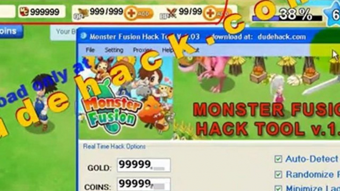 Monster Fusion Cheats for Facebook- Gold/MC/QP/BP (Monster Fusion Cheats V.1.02)