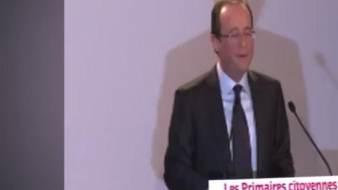 Primaire PS : Le discours de François Hollande en intégralité
