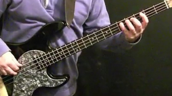 How To Play Bass to Buffalo Soldier