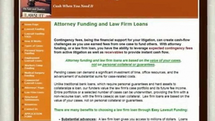 Easy Lawsuit Funding - Leading provider of Lawsuit Loans on Pending Lawsuits