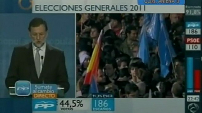 PP gana elecciones generales en España