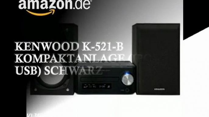 Kenwood K-521-B Kompaktanlage (iPod-Dock, USB) schwarz