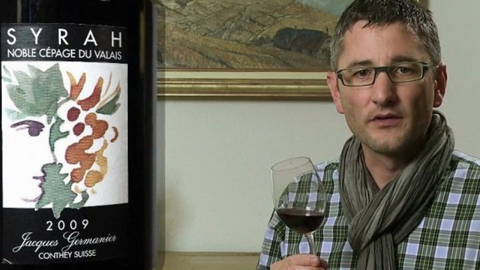 Syrah Noble Cépage du Valais 2009 Jacques Germanier - Wein im Video