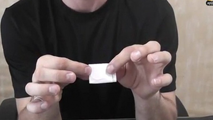 Learn a Trick - Coin Disappears in Paper Solution