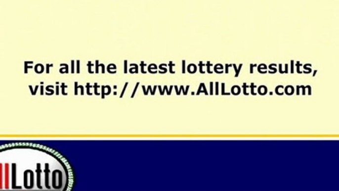 Mega Millions Lottery Drawing Results for December 9, 2011