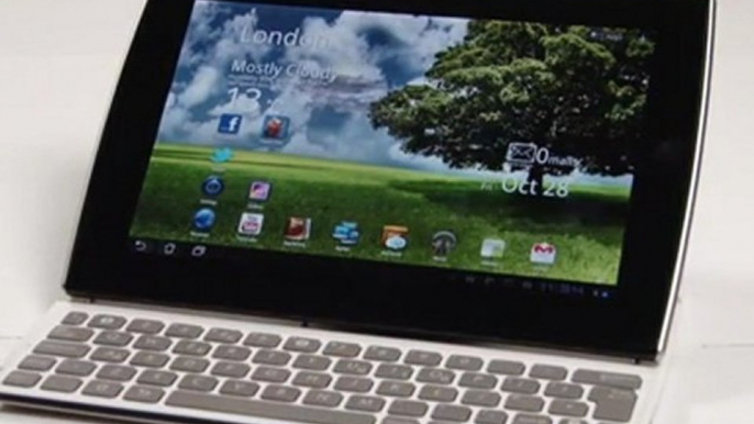 ASUS Eee Pad Slider VS Eee Pad Transformer video