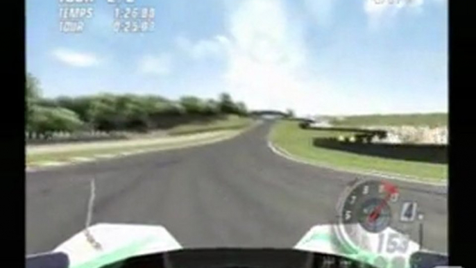 TOCA Race Driver 3 (PS2) - Une course de GT Lights.