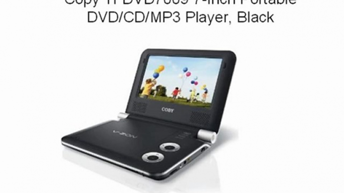 Buy Cheap Coby TFDVD7009 7-Inch Portable DVD/CD/MP3 Player, Black