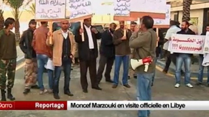 Lybie, Moncef Marzouki en visite officielle en Libye