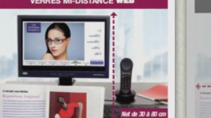 Verres BEO Mi-distance WEB, spécial ordinateur