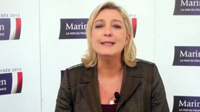 Unapei - Elections 2012 : Marine Le Pen s'adresse aux personnes handicapées mentales