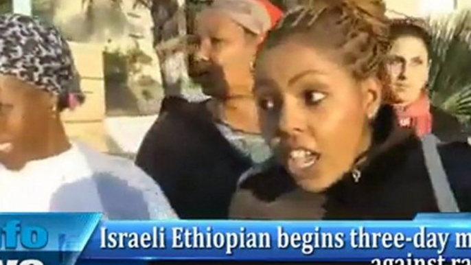 Israeli Ethiopian march against racism