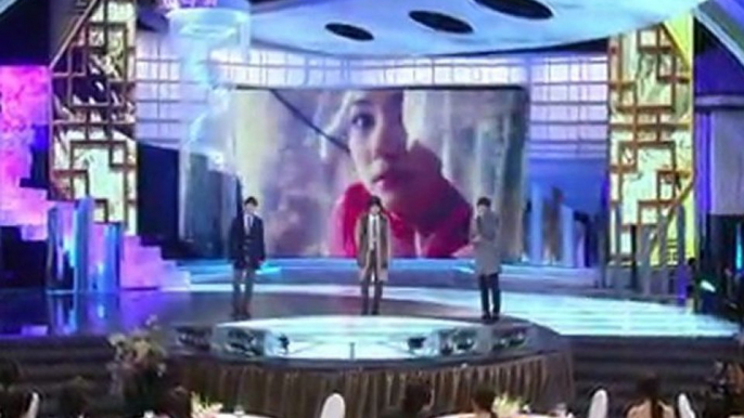 [TVfXQVN's Karaoke + Vietsub] 20101231 KBS Drama Awards 2010 - JYJ Found You