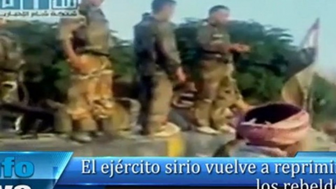 El ejército sirio vuelve a reprimir a los rebeldes y controla los suburvios de Damasco