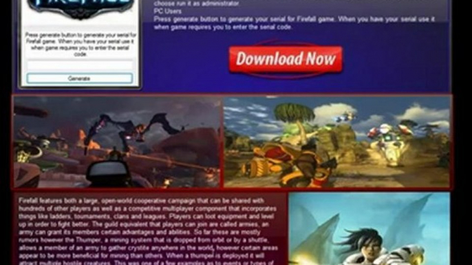 FireFall Game Keygen Crack UPDATED + FREE Download Link