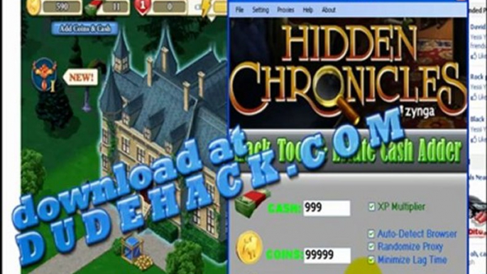 Hidden Chronicles Facebook Cheat 2012 (With Proof Hidden Chronicles Cheats Facebook 2012) V3.34