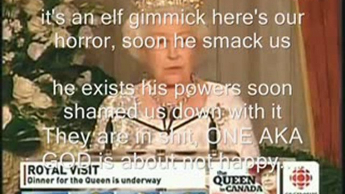 [Reverse speech] The Queen exposed through reverse speech Canada visit