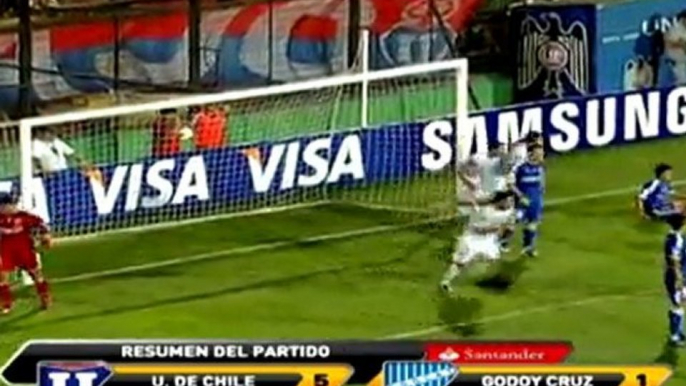 Universidad de Chile 5 vs Godoy Cruz 1 | Copa Libertadores 2012