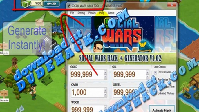 Social Wars Facebook Cheat Cash (Best Social Wars Cheats Facebook 2012) V.1.7