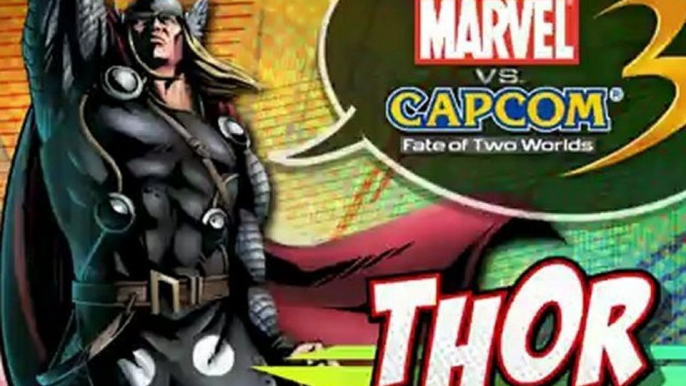 MARVEL VS. CAPCOM 3: FATE OF TWO WORLDS "Thor Gameplay" for PS3 and Xbox 360