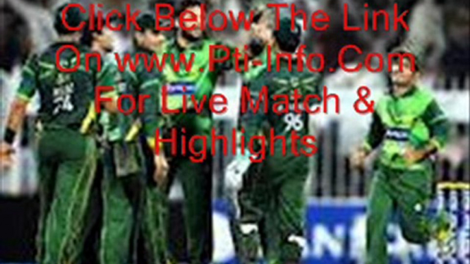 Highlights Live Cricket SA v Pakistan T20 Live 15th Match Scorecard On 28 September 2012