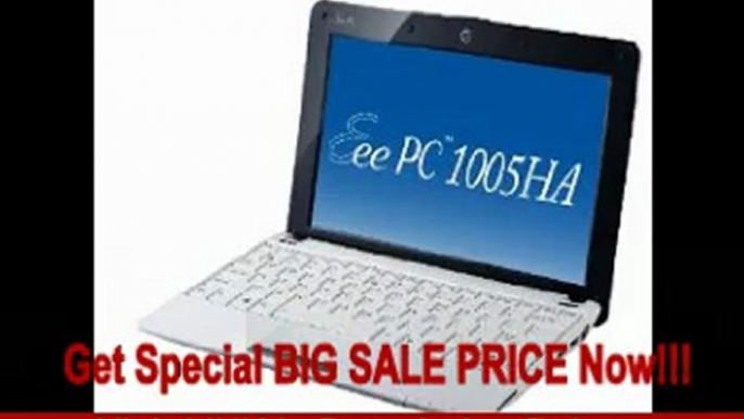 SPECIAL DISCOUNT ASUS Eee PC 1005HA-VU1X-WT 10.1-Inch White Netbook - 8.5 Hour Battery Life