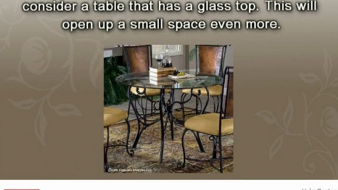 Dining Room Table and Chairs for Smaller Spaces