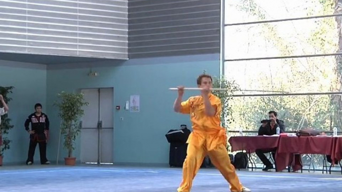 Championnat de France 2012 de Wushu Taolu / Gunshu Seniors - Maxime Frankinet