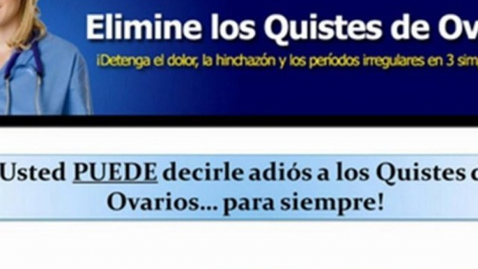 quistes en los ovarios - quiste de ovario