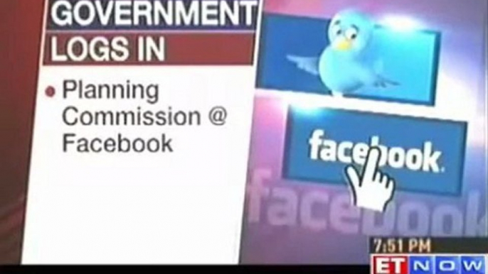 Various govt departments getting onto Twitter, Facebook