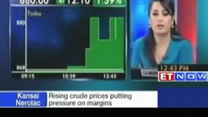 Kansai Nerolac: Crude prices to affect margins