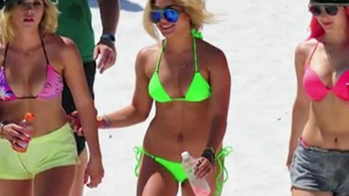 Vanessa Hudgens Shows Off Her Curves in Tiny Bikini