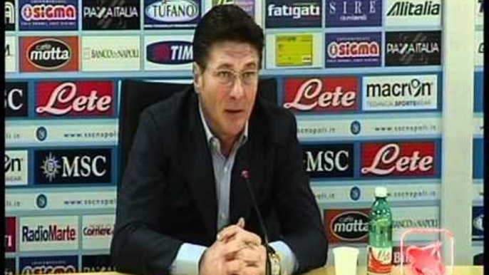 Napoli - Mazzarri e l'incontro Juve-Napoli (31.03.12)