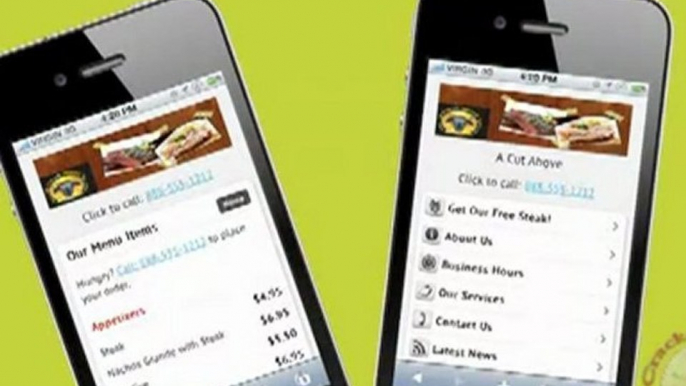 Mobile Website For Restaurants